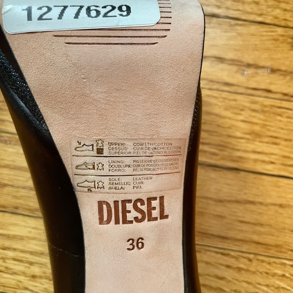 Black Diesel platform pumps - Picture 4 of 5